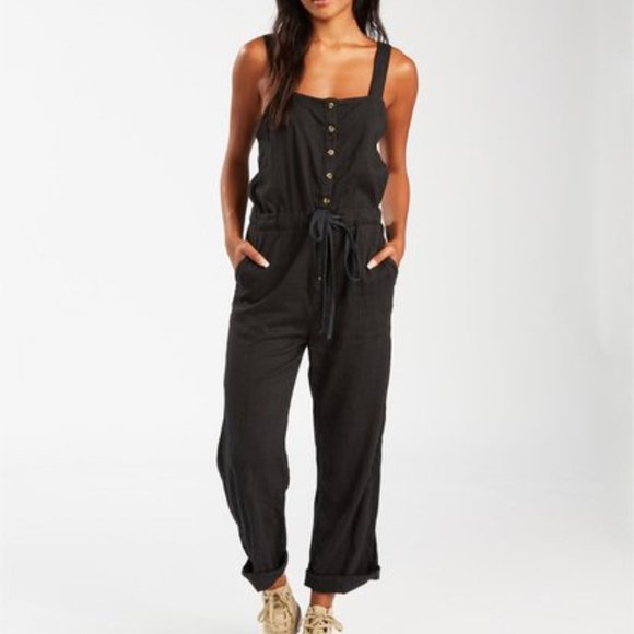 Billabong Pants - NWT Billabong Sandy Shores Jumpsuit Black XS